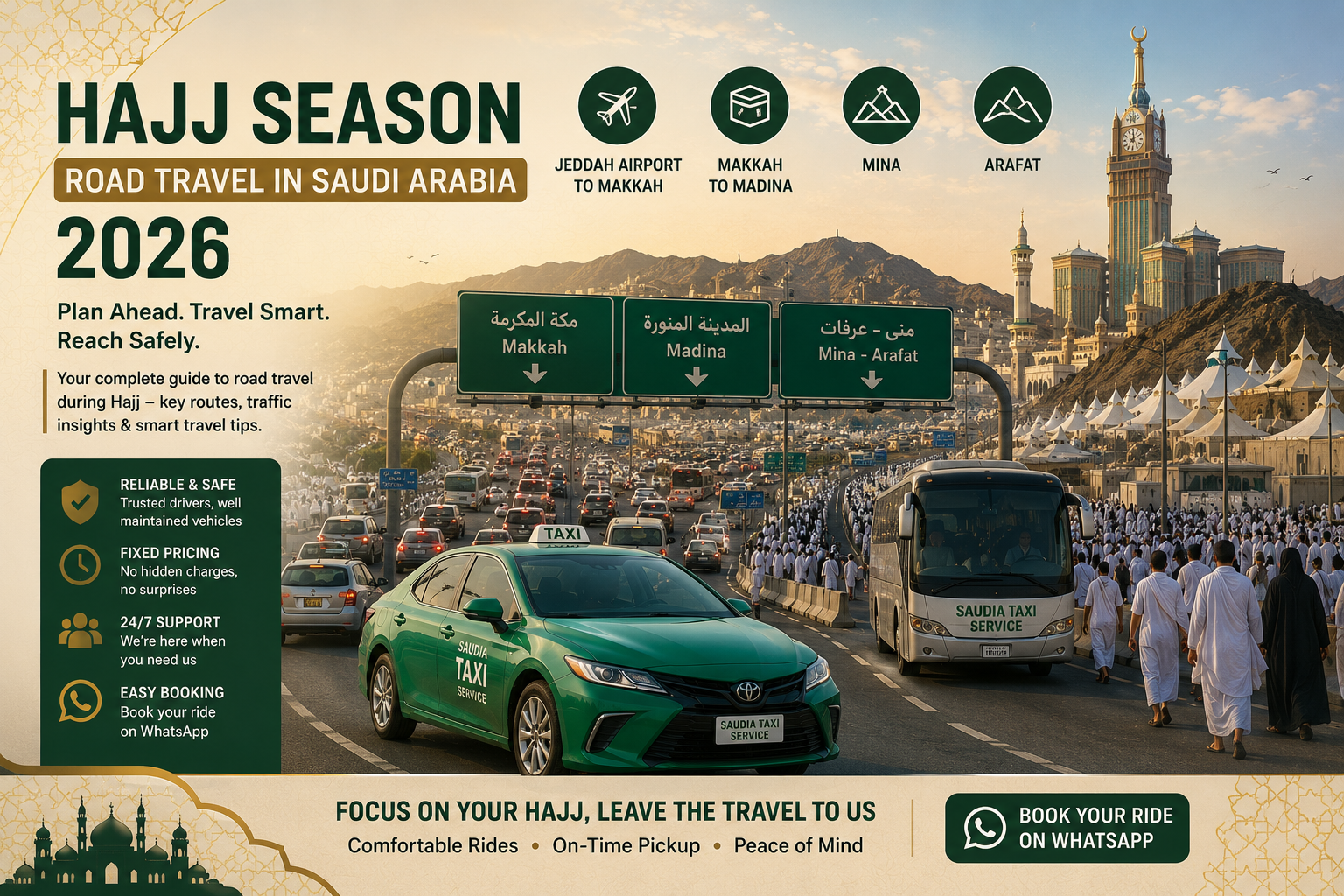 Hajj Season Road Travel in Saudi Arabia: 2026 Guide